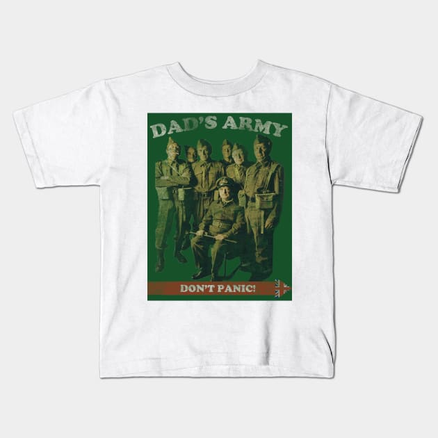 Don't Panic - Dads Army Kids T-Shirt by DutchByBirth